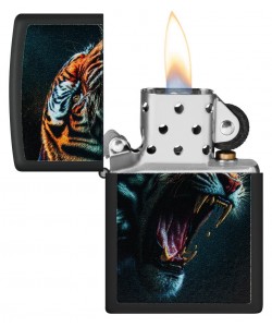 Zippo Lighter 46241 Tiger Roar Design