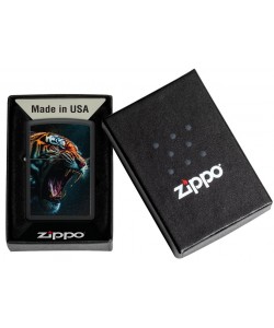 Zippo Lighter 46241 Tiger Roar Design