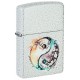 Zippo Lighter 46249 Floral Yin and Yang Design