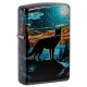 Zippo Lighter 46252 Moonlight Wolf Design