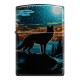 Zippo Lighter 46252 Moonlight Wolf Design