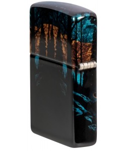 Zippo Lighter 46252 Moonlight Wolf Design
