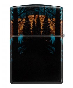 Zippo Lighter 46252 Moonlight Wolf Design