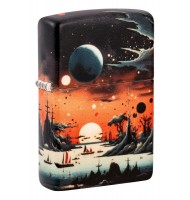 Zippo Lighter 46254 Galactic Landscape Design