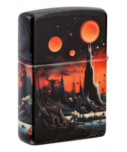 Zippo Lighter 46254 Galactic Landscape Design