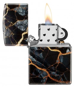 Zippo Lighter 46255 Fusion Marble Design