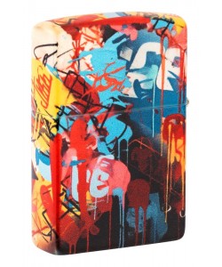 Zippo Lighter 46257 Street Art Design