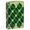 Zippo Lighter 46265 Argyle Leaf Design