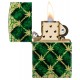 Zippo Lighter 46265 Argyle Leaf Design