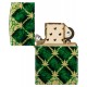 Zippo Lighter 46265 Argyle Leaf Design