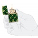 Zippo Lighter 46265 Argyle Leaf Design