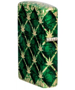 Zippo Lighter 46265 Argyle Leaf Design