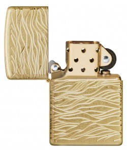 Zippo Lighter 46273 Armor® Luxury Waves Design