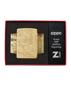 Zippo Lighter 46273 Armor® Luxury Waves Design