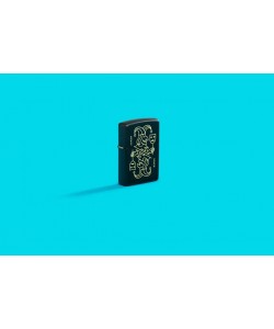 Zippo Lighter 46290 Masked Joker Design
