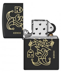 Zippo Lighter 46290 Masked Joker Design