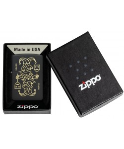 Zippo Lighter 46290 Masked Joker Design