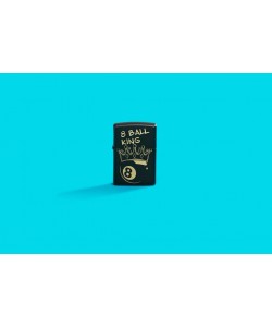 Zippo Lighter 46291 King 8 Ball Design