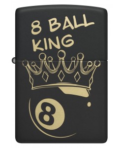 Zippo Lighter 46291 King 8 Ball Design
