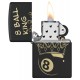 Zippo Lighter 46291 King 8 Ball Design