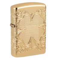 Zippo Lighter 46301 Armor® Lucky Clover Design