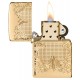 Zippo Lighter 46301 Armor® Lucky Clover Design