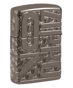 Zippo Lighter 46312 Armor® Reverse Carve Zippo Design
