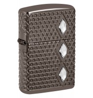 Zippo Lighter 46316 Armor® Diamond Pattern Design