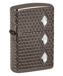 Zippo Lighter 46316 Armor® Diamond Pattern Design