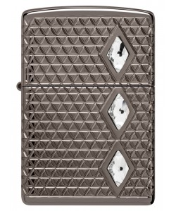 Zippo Lighter 46316 Armor® Diamond Pattern Design