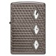 Zippo Lighter 46316 Armor® Diamond Pattern Design