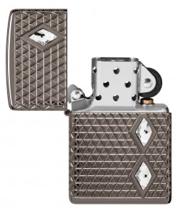 Zippo Lighter 46316 Armor® Diamond Pattern Design