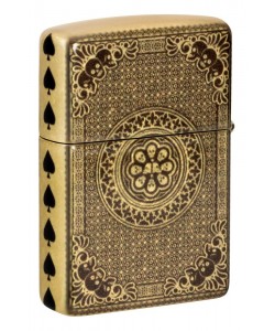 Zippo Lighter 46388 Ace of Skulls Design