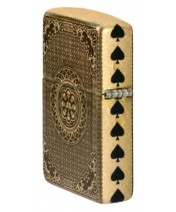 Zippo Lighter 46388 Ace of Skulls Design