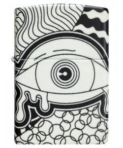 Zippo Lighter 46428 Psychedelic Eye Design