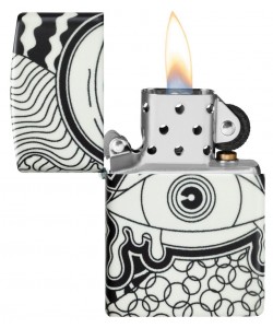 Zippo Lighter 46428 Psychedelic Eye Design