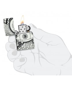 Zippo Lighter 46428 Psychedelic Eye Design