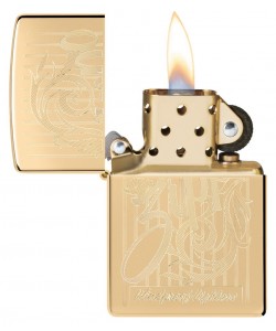 Zippo Lighter 46568 Zippo Swirling Filigree Design