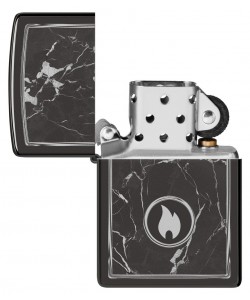 Zippo Lighter 46571 Marble Flame Design