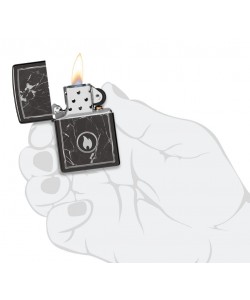 Zippo Lighter 46571 Marble Flame Design