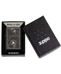 Zippo Lighter 46571 Marble Flame Design