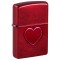 Zippo Lighter 46588 Stamped Heart Design
