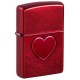 Zippo Lighter 46588 Stamped Heart Design
