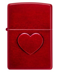 Zippo Lighter 46588 Stamped Heart Design