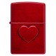 Zippo Lighter 46588 Stamped Heart Design