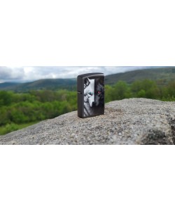 Zippo Lighter 46694 Two Wolves Design
