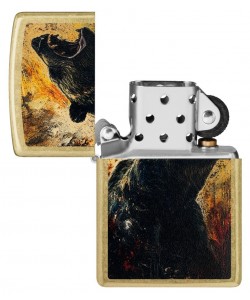 Zippo Lighter 46695 Grizzly Roar Design