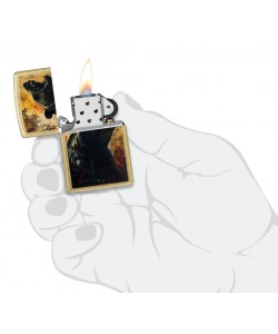 Zippo Lighter 46695 Grizzly Roar Design