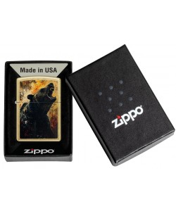 Zippo Lighter 46695 Grizzly Roar Design