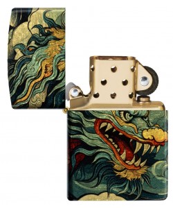 Zippo Lighter 46705 Dragon Design